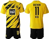 2020-21 Dortmund 11 REUS Home Soccer Jersey,baseball caps,new era cap wholesale,wholesale hats